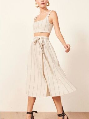 Reformation Molto Midi Skirt Set